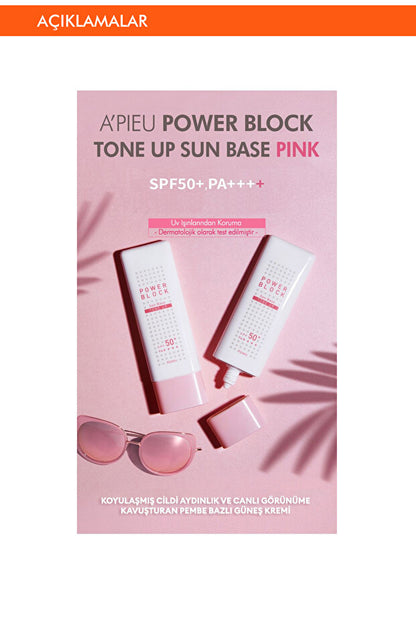 LUMİPİNK ™ Power Block Tone-Up Sun Base
